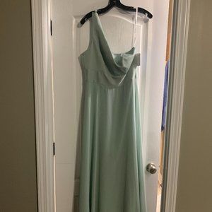 NWT David's Bridal Dress Dusty Sage